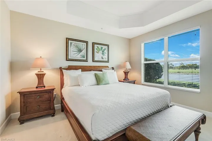 Fabulous views of water and golf course