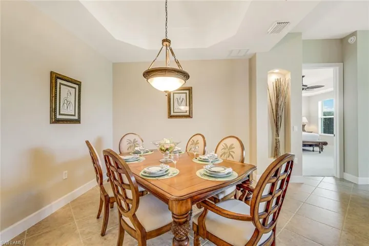 Open dining area