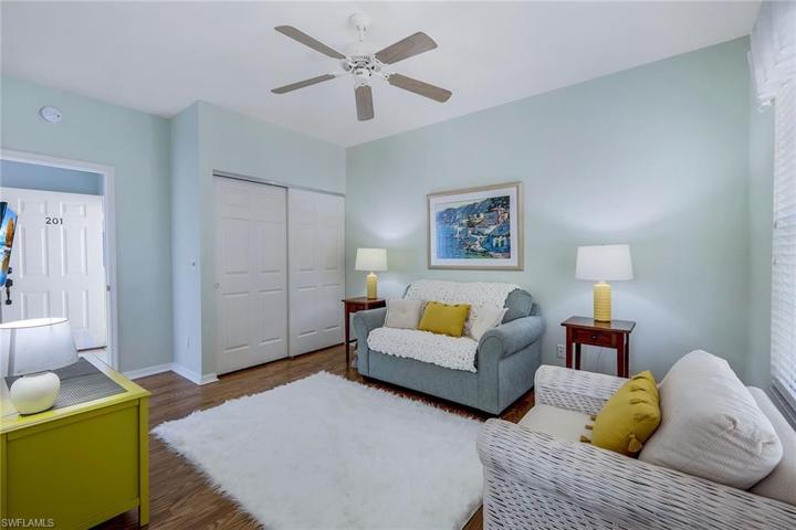 The 3rd Bedroom is being used as a Den, but has a closet and doors
