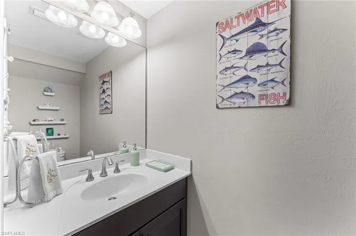 Half Bath on First Floor