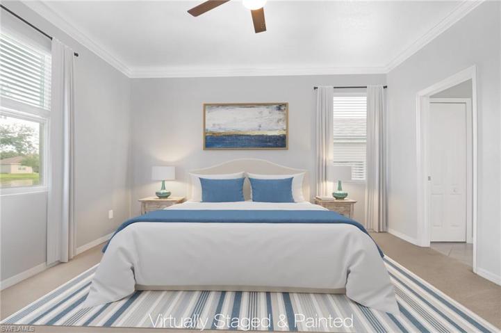 VIrtually Painted and staged