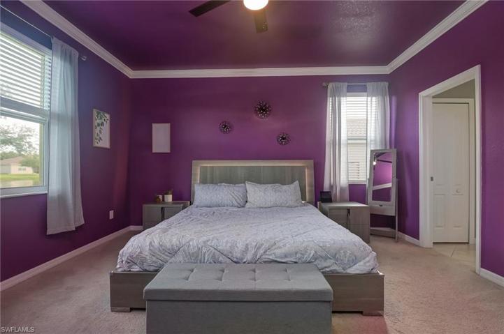 Room is currently painted purple