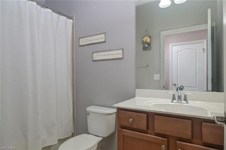 Bedroom 3 & 4 share this bathroom in the hall