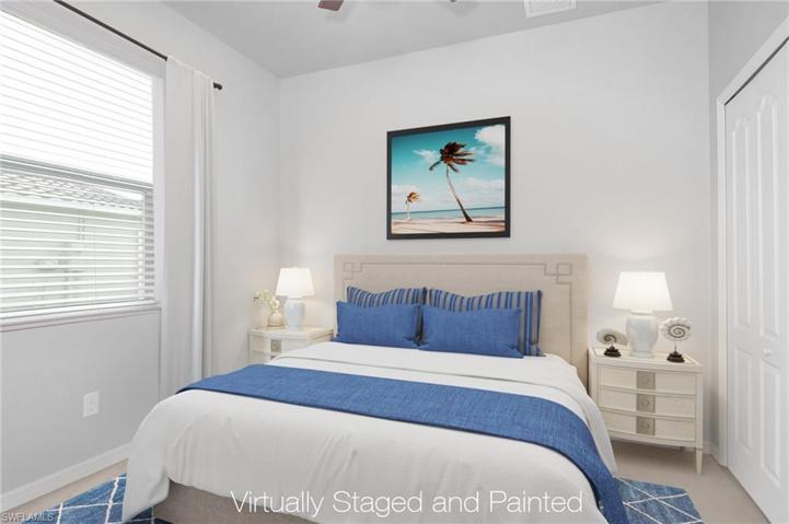 Bedroom 2 Virtually Staged and Painted