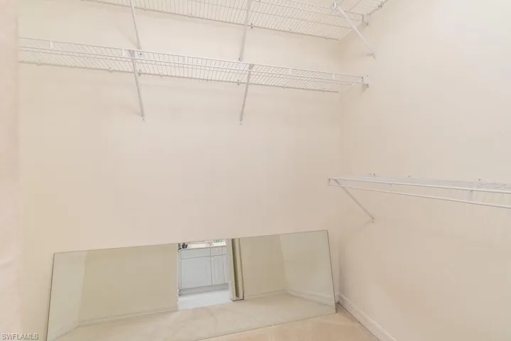 View of spacious closet