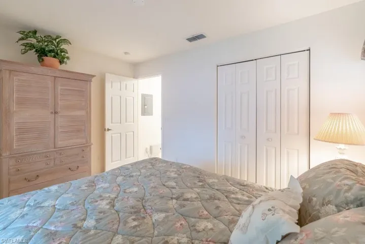 Bedroom with a closet