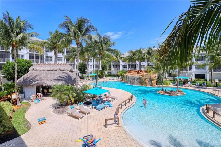 The Resort pool is a highlight of the community here at Bonita Village