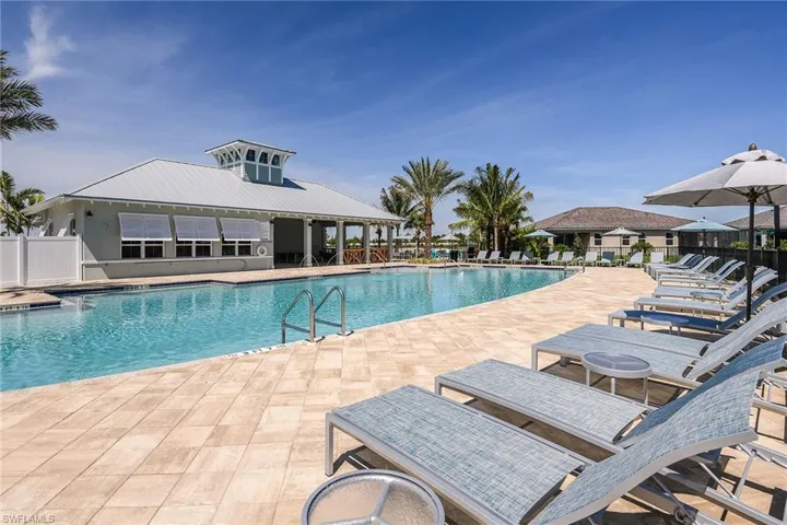 Lounging Chairs at Pool