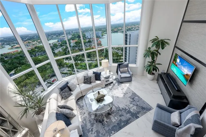 This is the view from the upstairs loft area