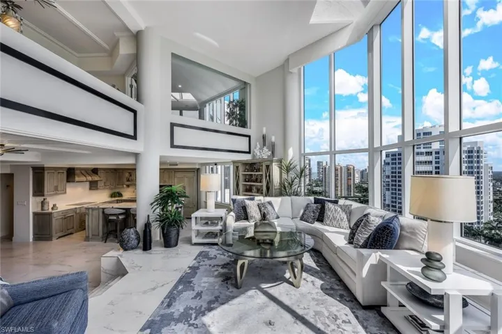 Great room showing downstairs and upstairs