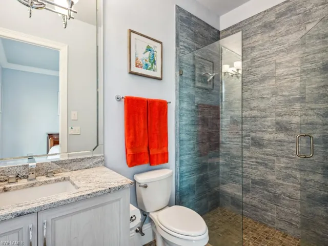 Ensuite guest bathroom