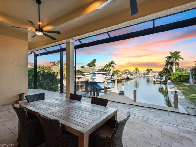 Amazing long extra wide water views through the panoramic screen
