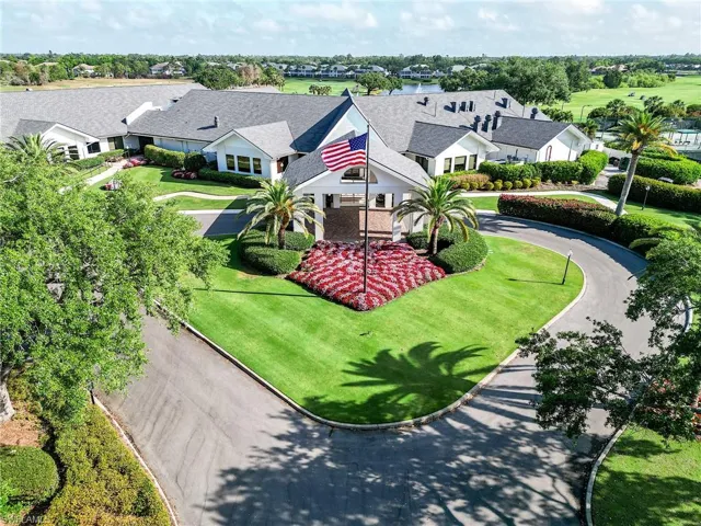 Front of the clubhouse