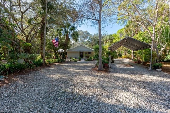 circle drive with carport