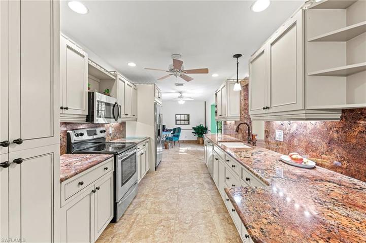 Kitchen looking to Den/breakfast nook