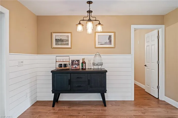 coffee bar area or breakfast area