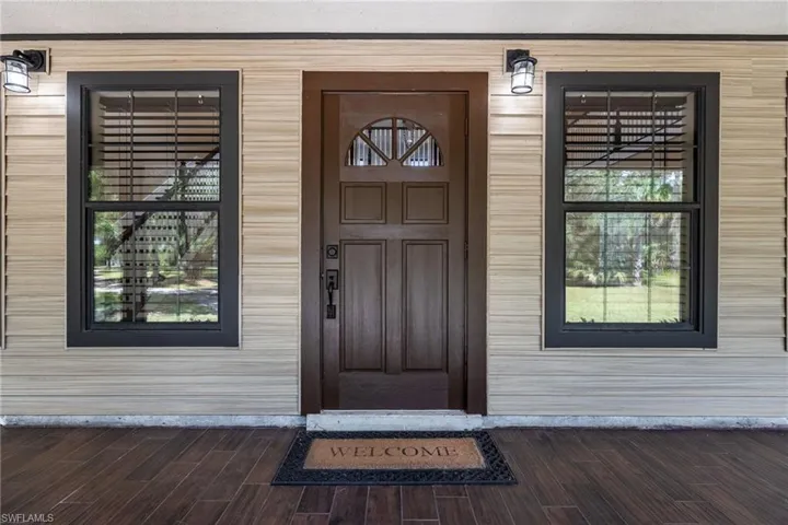 Doorway to property