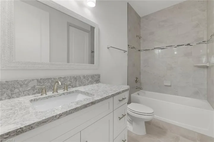Guest bath with access to garage