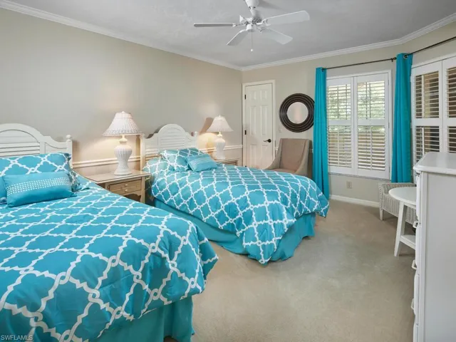 Second guest bedroom, also located on the eastern side of the home, just off the foyer.
