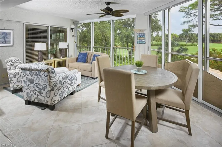 Winter has never been so enticing! The enclosed lanai with sliding glass doors will be your winter oasis.  Open the doors and let the sun shine in!