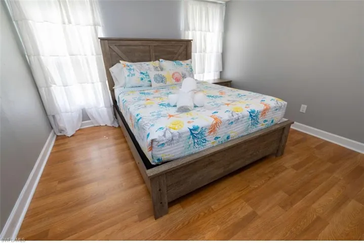 Bedroom featuring hardwood / wood-style floors