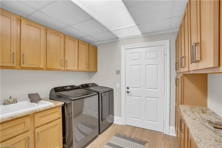 Laundry with practical storage