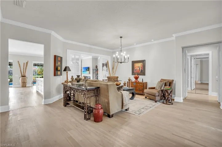 Separate sitting areas for elevated entertaining