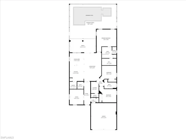 View of floor plan / room layout