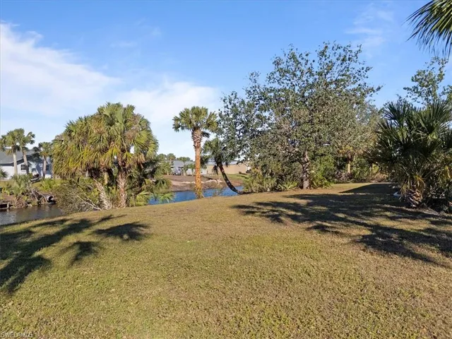 View of yard featuring a water view
