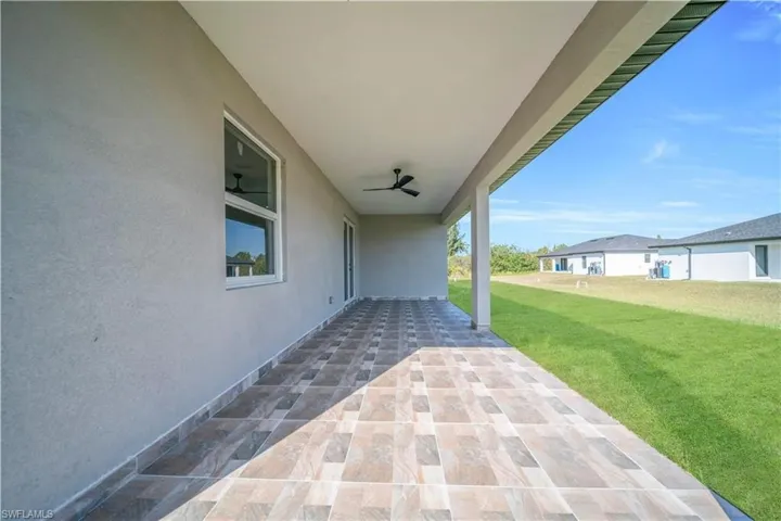 View of patio