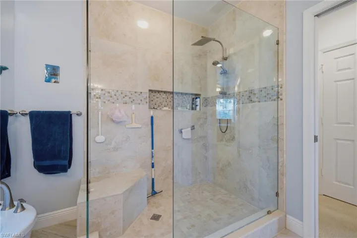 Primary Bathroom - Newly Remodeled - Huge Frameless Glass Shower