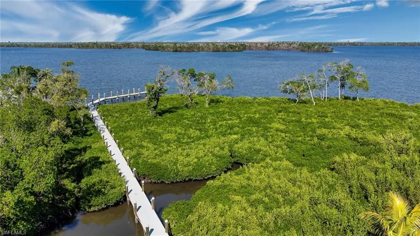 Water view from the upper lanai over pristine Estero Bay preserve