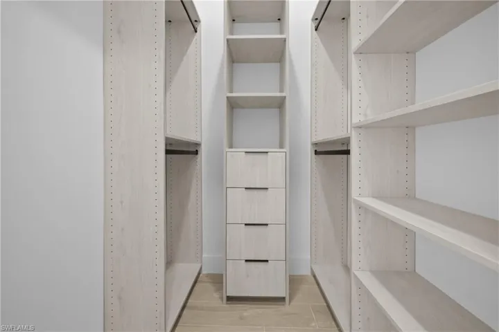 View of spacious closet