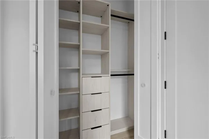 View of closet