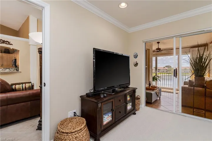 The Den provides extra space for everyone to spread out.
