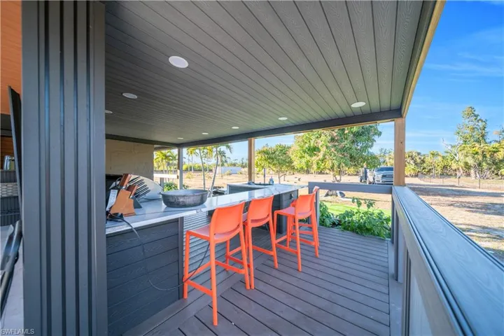 View of deck