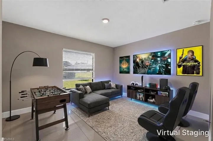 Virtually staged