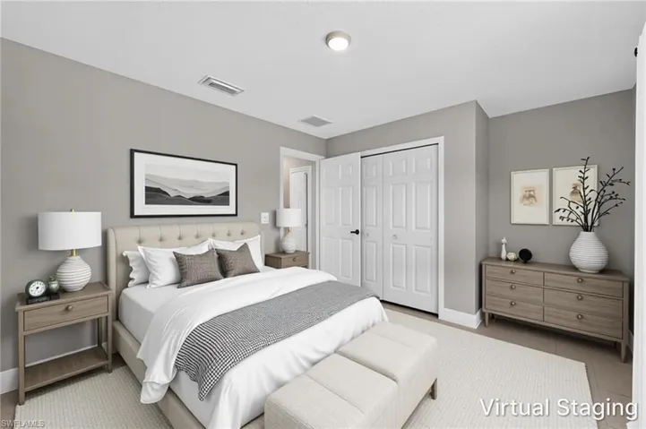 Virtually staged