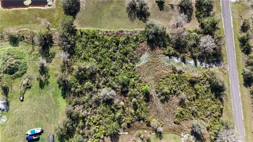 1.6 acre lot is approximately 205 feet wide and 333 feet deep.