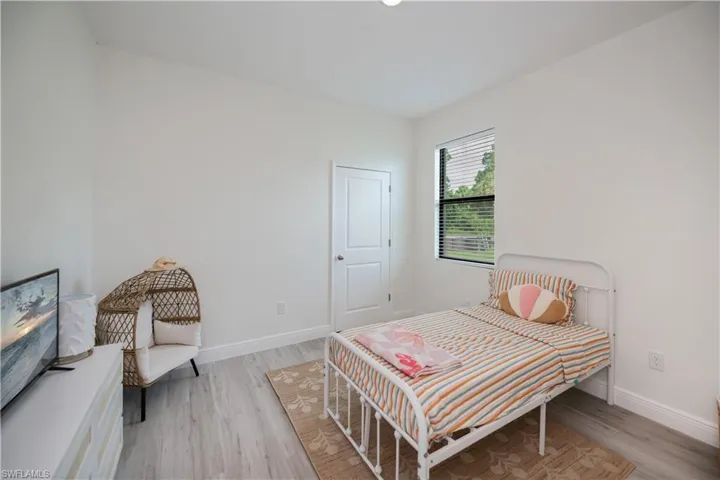 Bedroom featuring light wood finished floors
