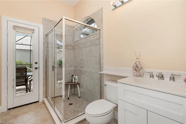Pool Bathroom.