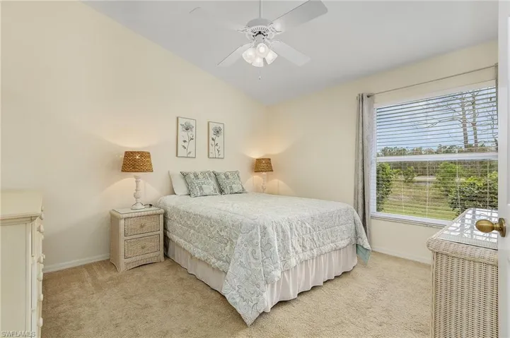 View of lake, Spacious suite with vaulted ceiling, walk-in closet