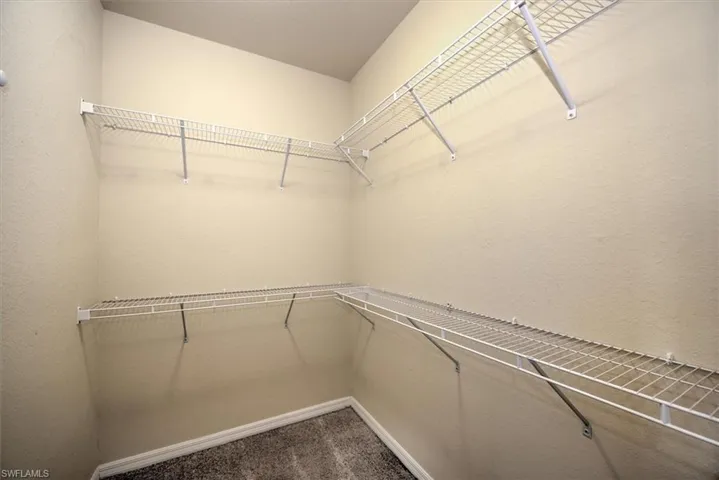 Master bedroom offers 2 walk-in closets!