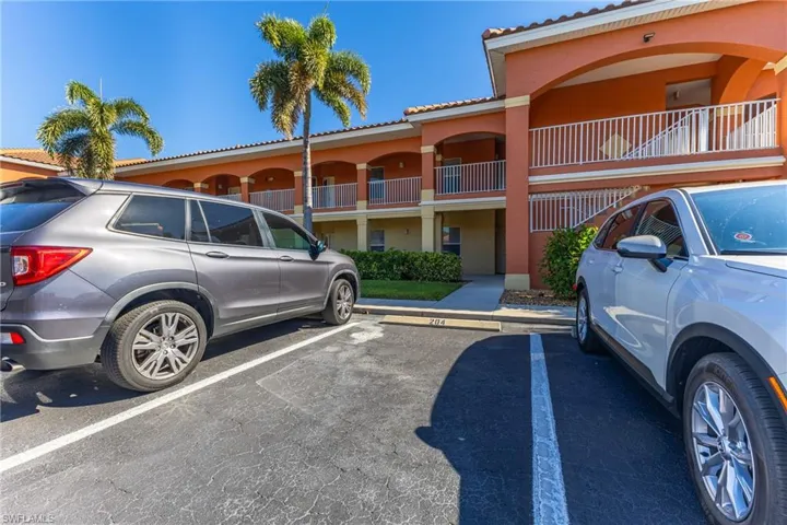View of uncovered parking lot