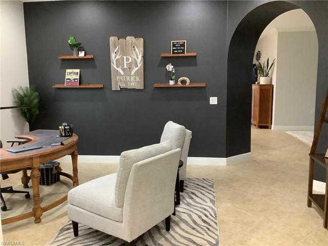 ACCENT WALL LOOKS EVEN BETTER IN PERSON AS IT LEADS FROM THE OFFICE/DEN TO THE DINING ROOM & TOTALLY OPEN KITCHEN & LIVING ROOM! HOME IS STUNNING!