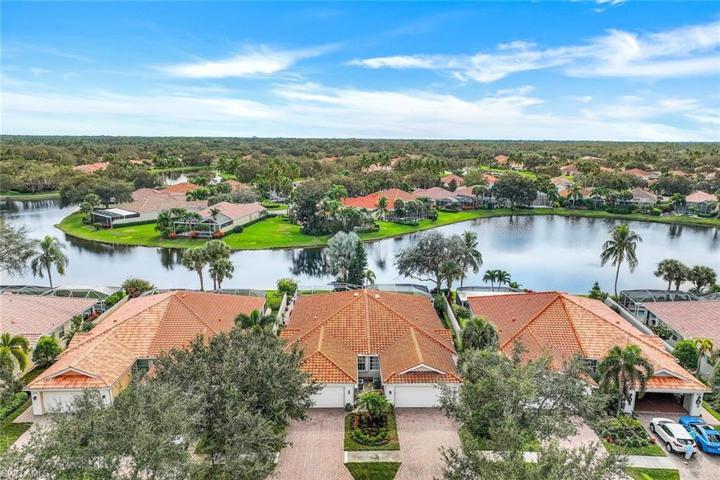 Aerial shot of home