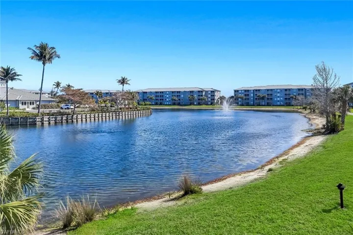 Ground level lake view