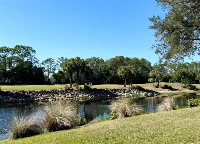 View of Golf Course and Water From Back