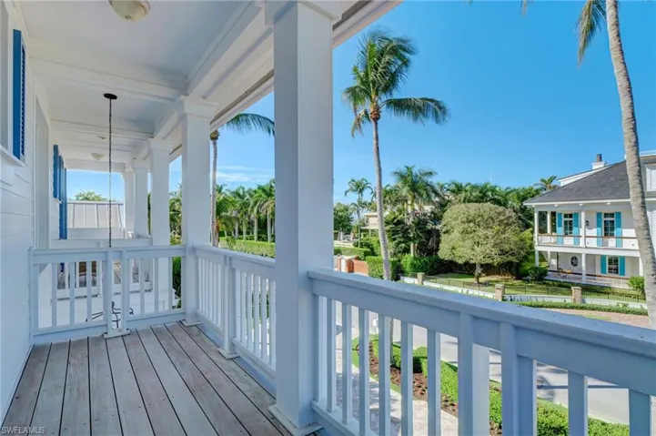 View of deck