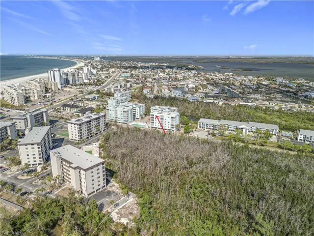 Captains Bay between Estero Bay and the Gulf of Mexico